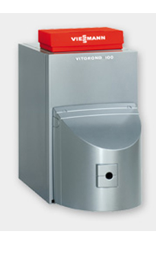 VIESSMANN VITOROND 100 VR2B 18-20 de pie de 18-20 Kw de baja temperatura solo calefacción con regulación vitotronic 100 KC4B (caldera de gasóleo tiro natural)