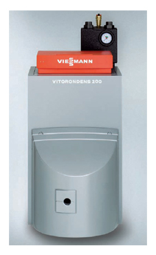 VIESSMANN VITORONDENS 200-T BR2A 53,7 de pie de 50-53,7 Kw solo calefacción con regulación vitotronic 200 KO2B quemador vitoflame 300 presurizado (para estanco coaxial consultar) (caldera de gasóleo condensación estanca)