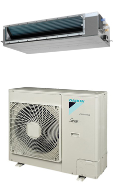 DAIKIN Unidad de conductos de baja silueta de la serie B ADEQS71B8 (con mando BRC1D52)