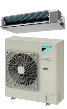 DAIKIN Unidad de conductos BQSG125C8 (con mando BRC1E52A)