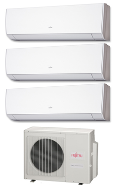 FUJITSU Multi-split 2x1 unidad exterior: AOY50UI-MI3 unidades interiores: ASY20MI-LM ASY25MI-LM ASY35MI-LM