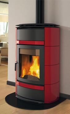 NORDICA-EXTRAFLAME NORMA S IDRO D.S.A. 19,5 Kw Colores: Burdeos, pergamino y titanio.