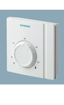 Termostato de ambiente Siemens a tensión de vapor modelo RAA31